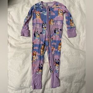 Little Sleepies Bluey zippy